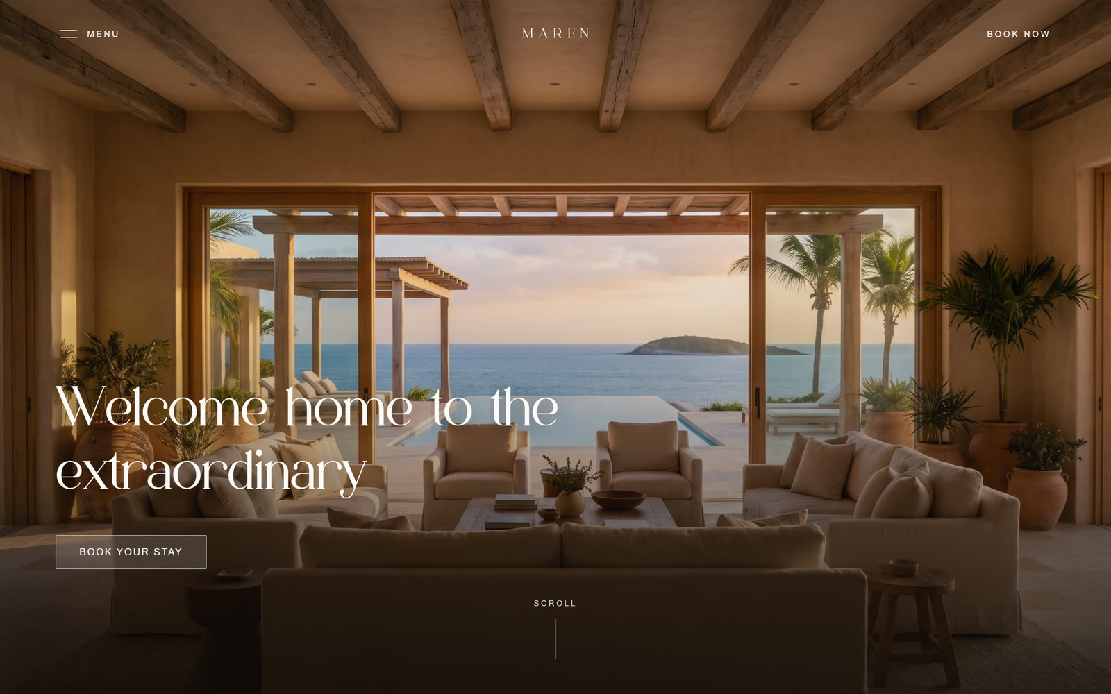 Maren luxury villa home page