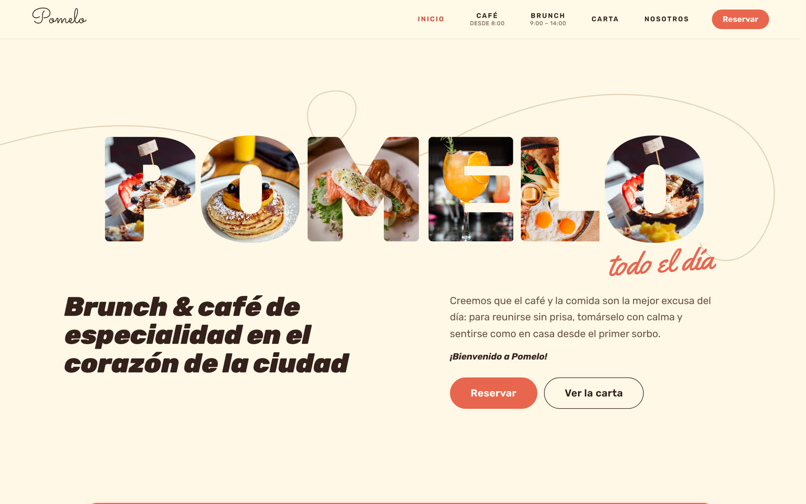 Pomelo home page